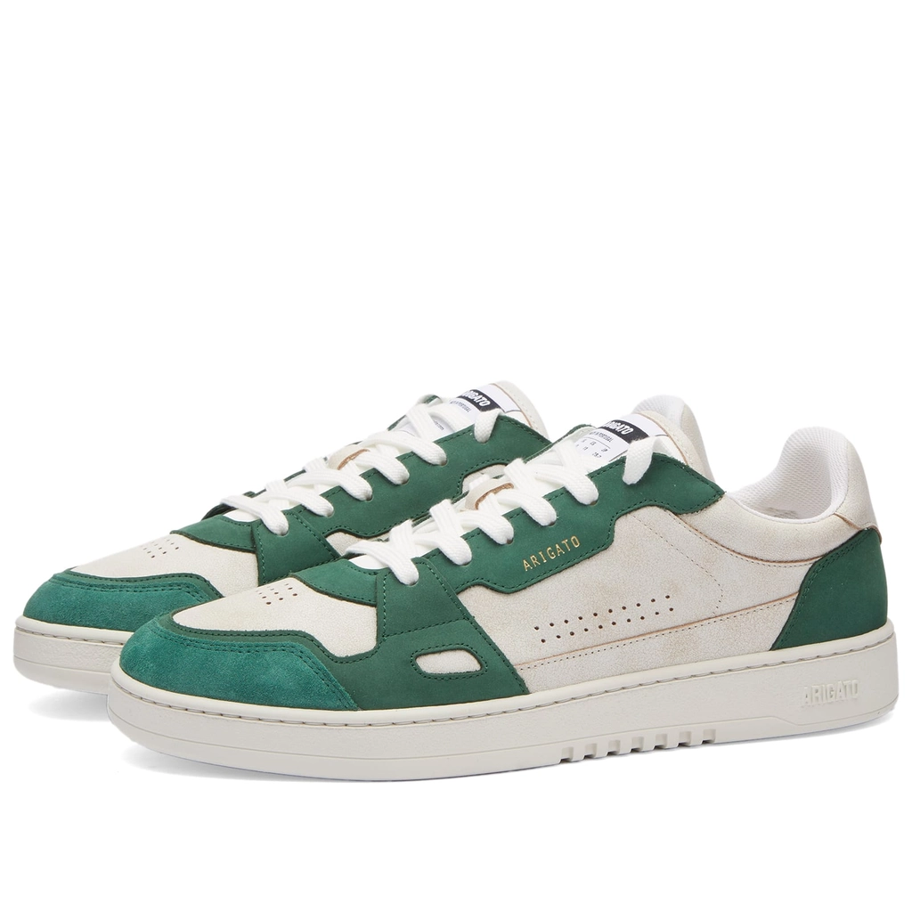 Axel Arigato Men's Dice Lo Sneaker White/Kale Green